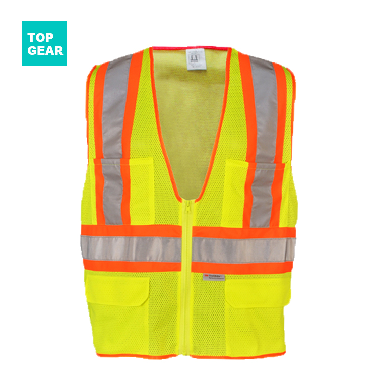 unisex safety vest with 3M reflective tape