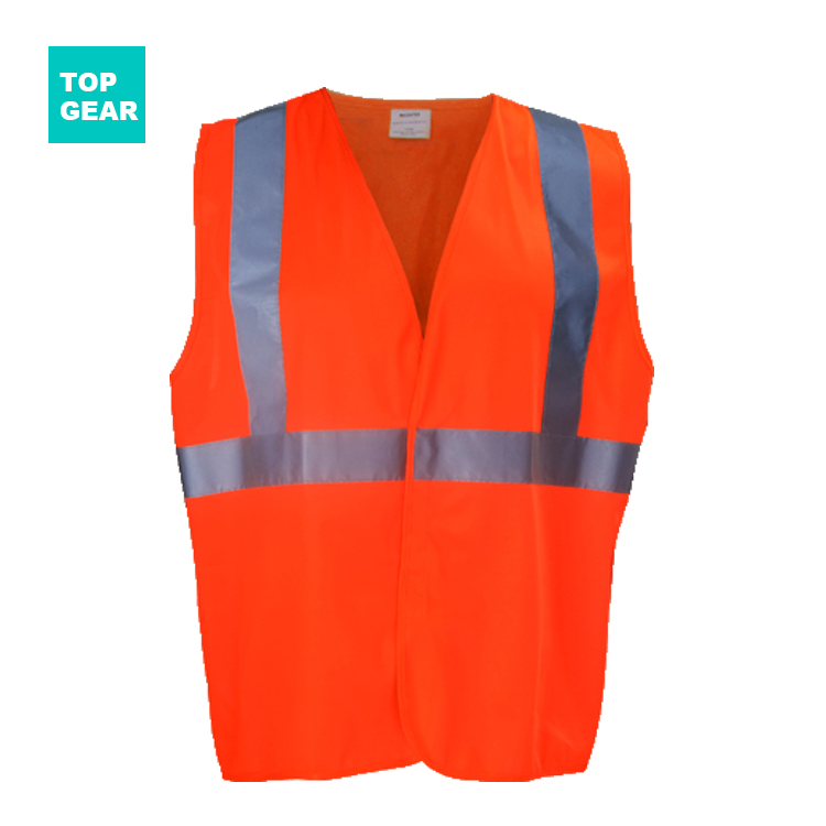 unisex safety vest with high visibility tape 